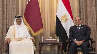 أمير قطر: سعدت بزيارة مصر ولقاء أخى الرئيس السيسى