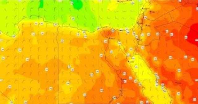 الأرصاد: طقس شديد الحرارة غدا بأغلب الأنحاء والعظمى بالقاهرة 36 درجة