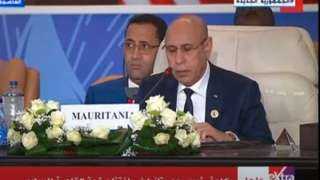 رئيس موريتانيا يطالب بضرورة وقف إطلاق النار على غزة