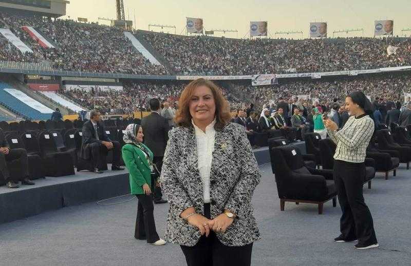 على هامش مشاركتها في مؤتمر ”تحيا مصر فلسطين”.. النائبة عايدة نصيف: مصر لن تتواني في الدفاع عن حدودها.. ودعم القضية الفلسطينية واجب عربي