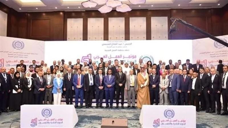 مؤتمر العمل العربى يوجه برقية شكر للرئيس السيسى على رعايته الدورة الـ51