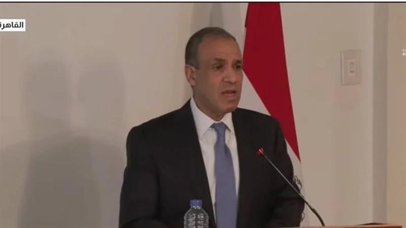 عبد العاطى: القضية الفلسطينية هى أساس الصراع فى المنطقة