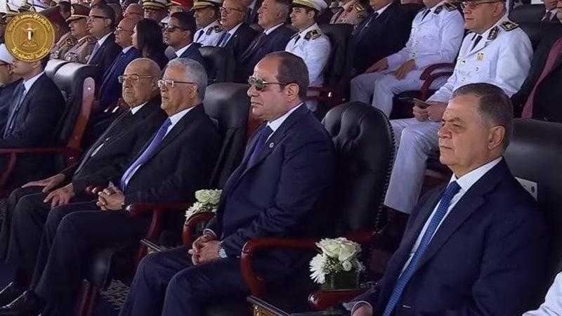 الرئيس السيسى يشهد حفل تخرج دفعة جديدة بأكاديمية الشرطة ويوجّه رسائل طمأنة للمصريين