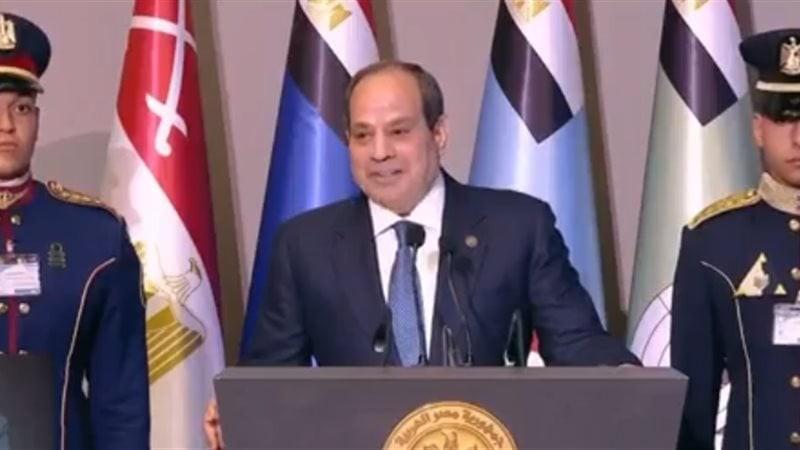 الرئيس السيسي: مصر والمصريون مستعدون للمساهمة في إعادة إعمار غزة