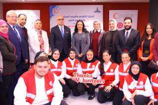 بروتوكول تعاون بين الهلال الأحمر المصري وجامعة عين شمس .. ويفتتحان المركز التطوعي والمرصد المجتمعي للجامعة